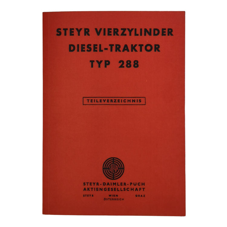 Steyr 288 Ersatzteilkatalog