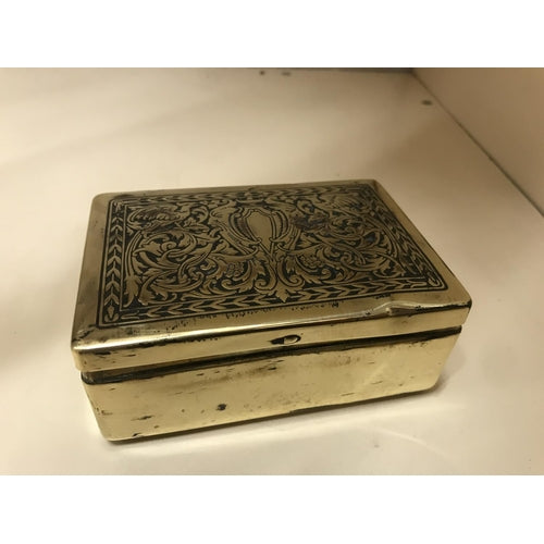 state express cigarettes brass box Brass State Express cigarette box with  liner