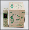 Vintage Novelty Lure Co. Sam-Bo Lure With Dealer Box