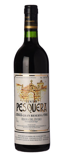 1986 Bodegas Alejandro FernÌÁndez "Tinto Pesquera Janus" Ribera del Duero Gran Reserva