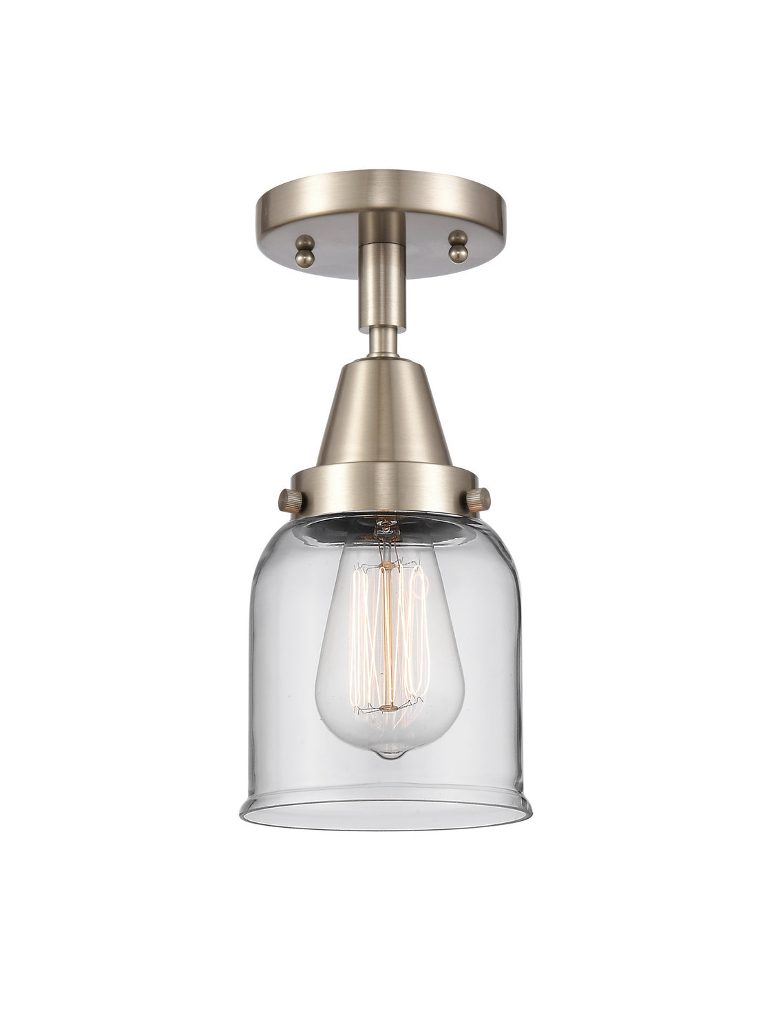 Innovations 447-1C-SN-G52-LED LED Flush Mount, Brushed Satin Nickel