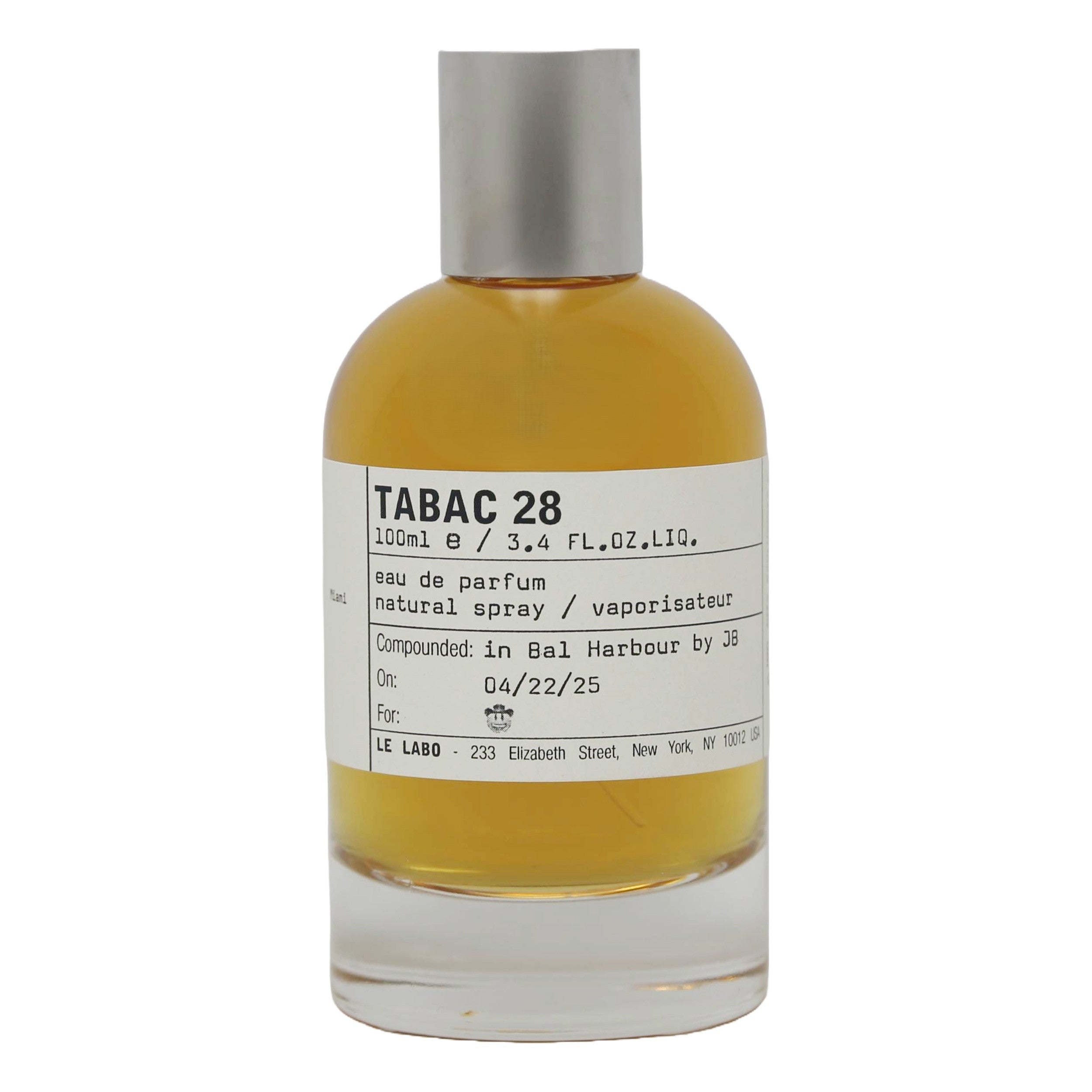 Le Labo Tabac 28 Miami Eau de Parfum Unisex - DecantX Perfume & Cologne Decant Fragrance Samples