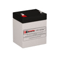 12V, 4.5Ah, replacement battery for Plus Power Pp12-4.5 with F2 terminals Sealed Lead Acid CB Generic Default Title