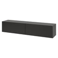 KAVO TV-BENK 150cm SVART – VEGGHENGT