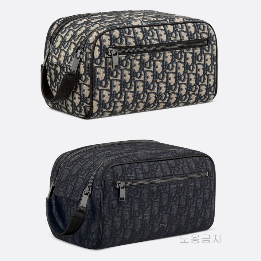 Dior Men's Toiletry Bag Clutch Oblique Beige 2ESCA494YKY_H27E 119503951