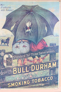 Original Bull Durham c. 1910-1920's Advertisement sold at auction from 24th  October to 28th October