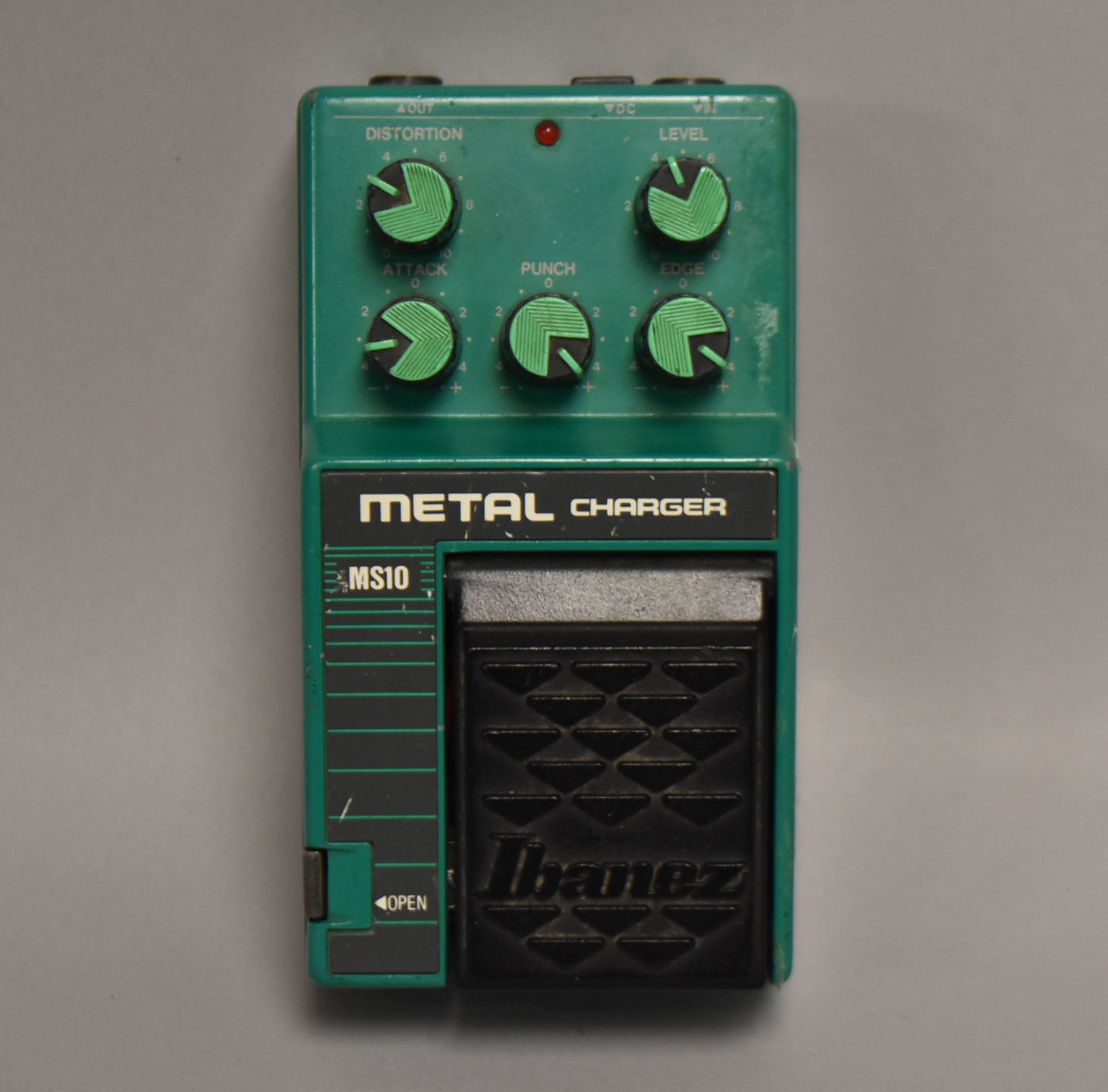 1990s Ibanez MS10 Metal Charger Overdrive Distortion Effects Pedal Green MIJ