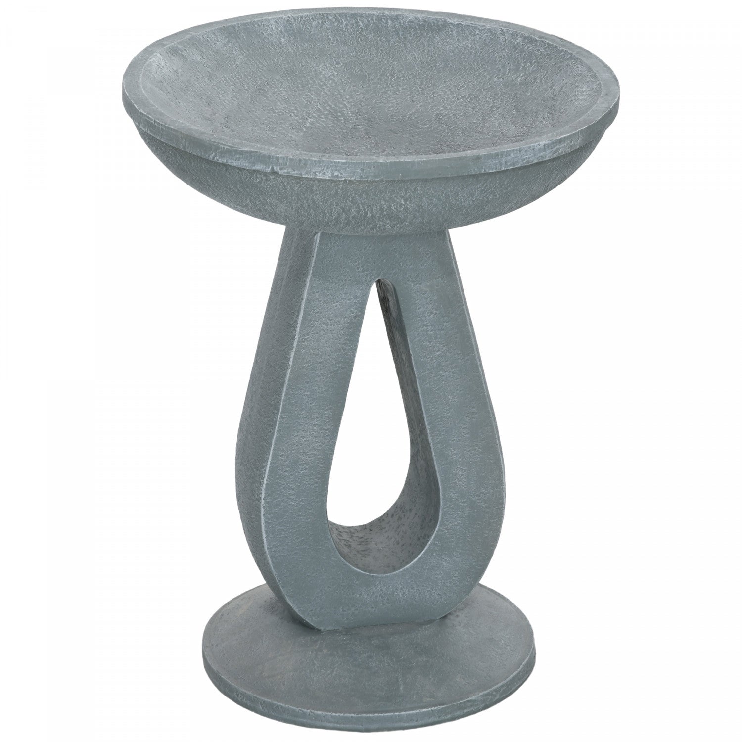 Outsunny Resin Bird Bath For Outdoors, 20.1" Tall Birdbath With Stone Look