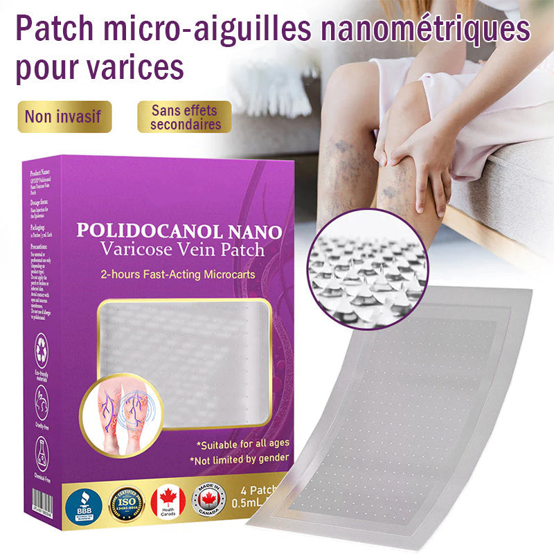 Patchs corporels (pour les varices, les varicosités et le gonflement des jambes)