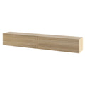 KAVO TV-BENK 200cm EIK – VEGGHENGT