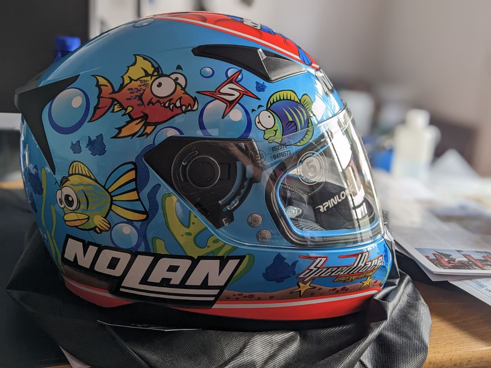 Nolan N60-5 Gemini Replica 39 M. Melandri Aquarium Motorcycle Helmet Full  Face ECE 22.05 1400gr