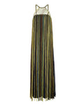 Gabriela Hearst Tacia fringe silk midi dress