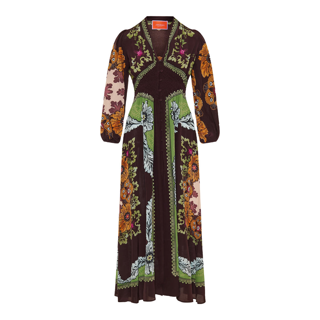 La Double J Bounty Placée long camerino dress