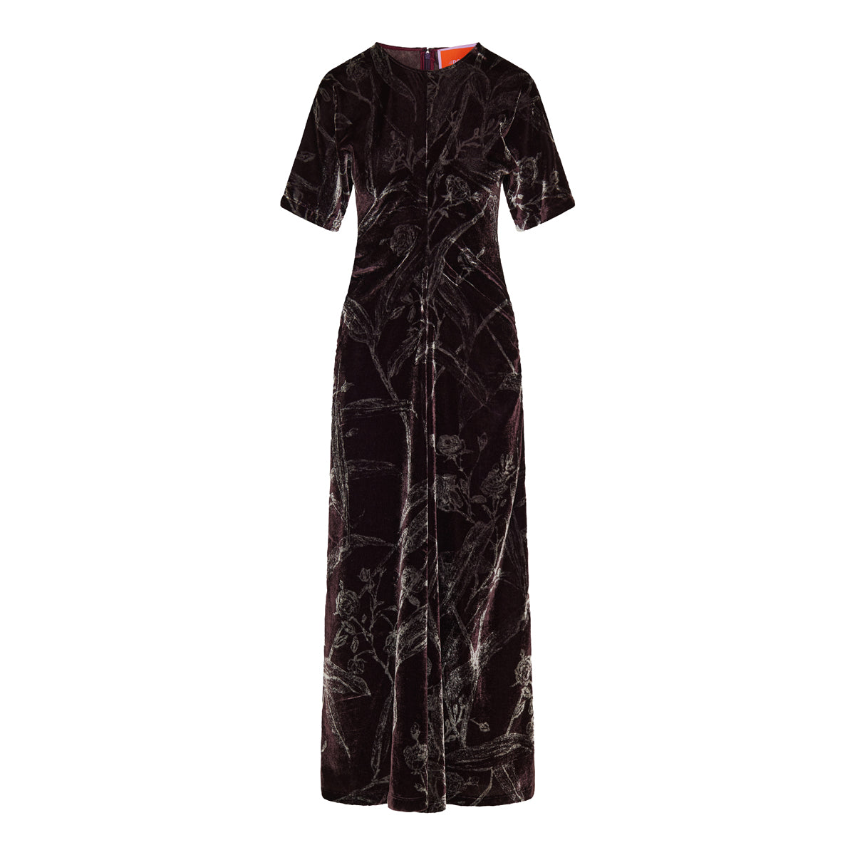 La Double J Angelica printed satin midi dress