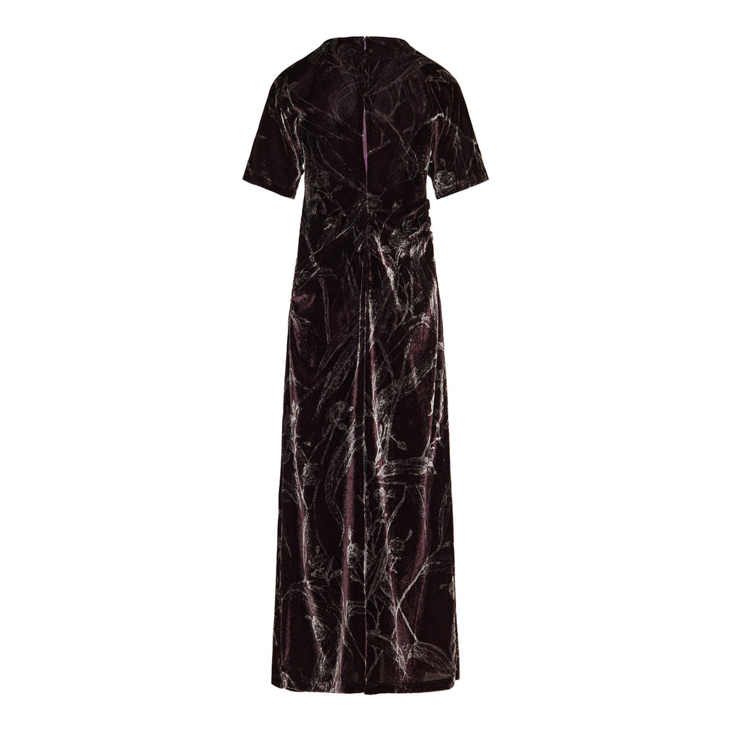 La Double J Angelica printed satin midi dress