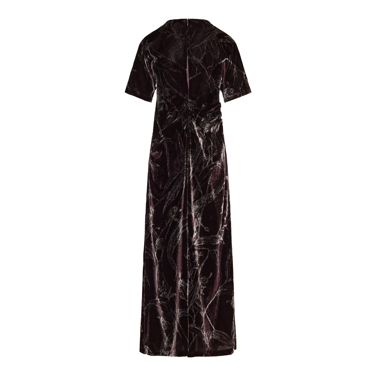 La Double J Angelica printed satin midi dress