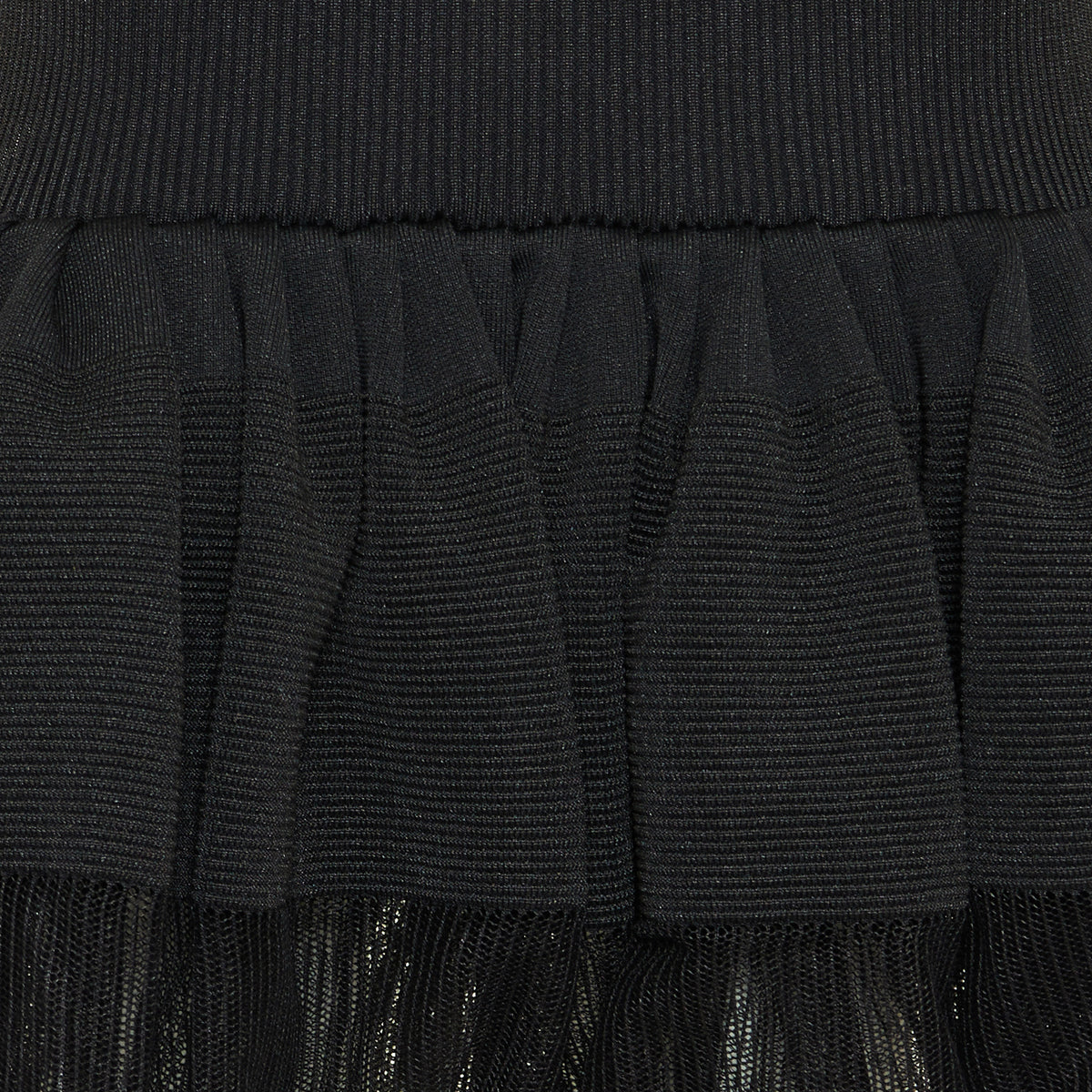 Open-back ruffled dress