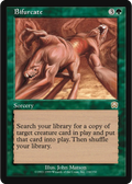 Rules Text: Search your library for a permanent, 4 cards