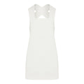 Khaite Mella satin‑crepe mini dress