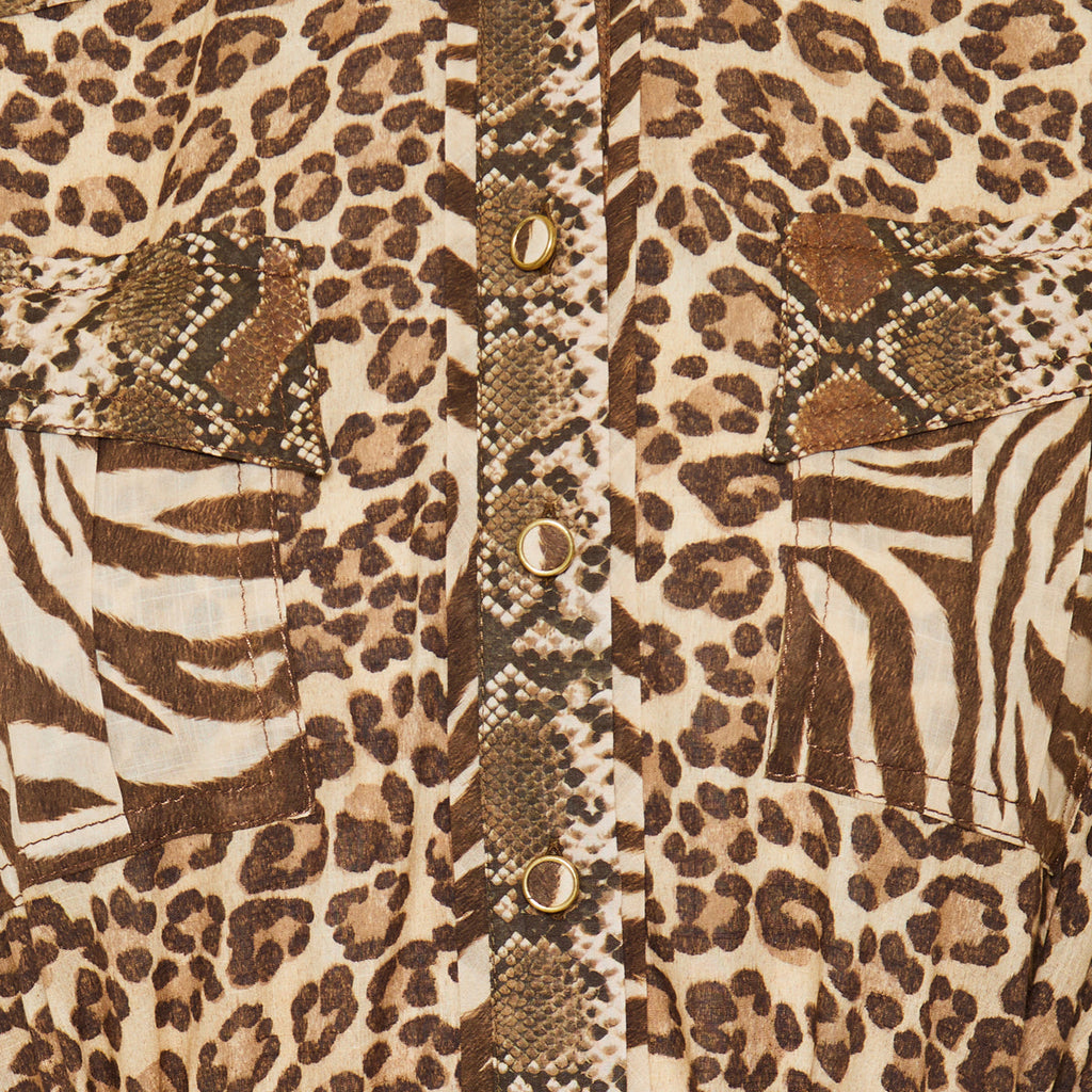 Zimmermann Wanderlust lantern mini dress