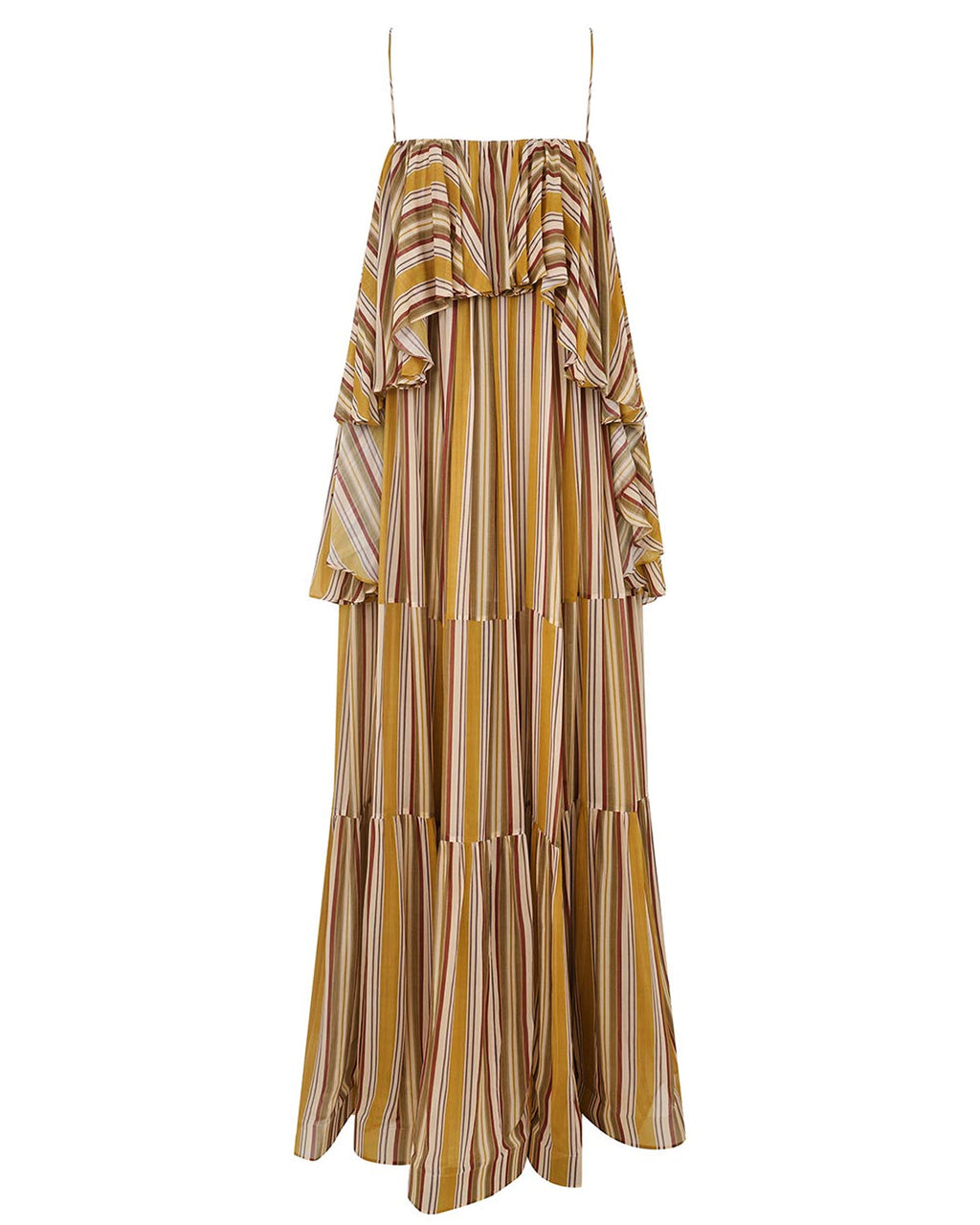 Zimmermann Rebellion bohemian striped slip dress