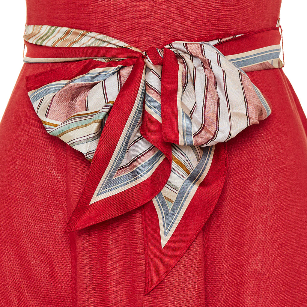 Zimmermann Rebellion tuck midi dress