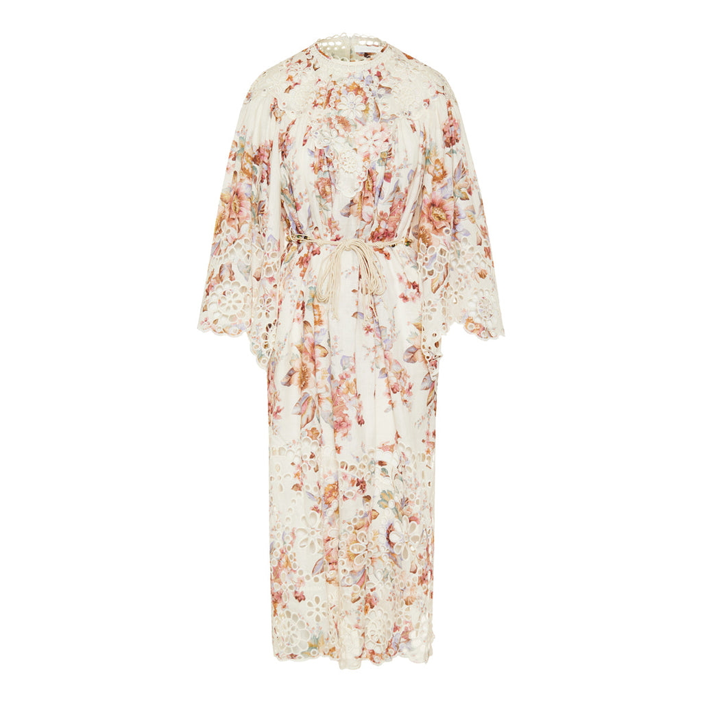 Zimmermann Awaken embroidered yoke maxi dress
