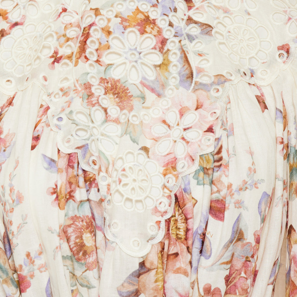 Zimmermann Awaken embroidered yoke maxi dress