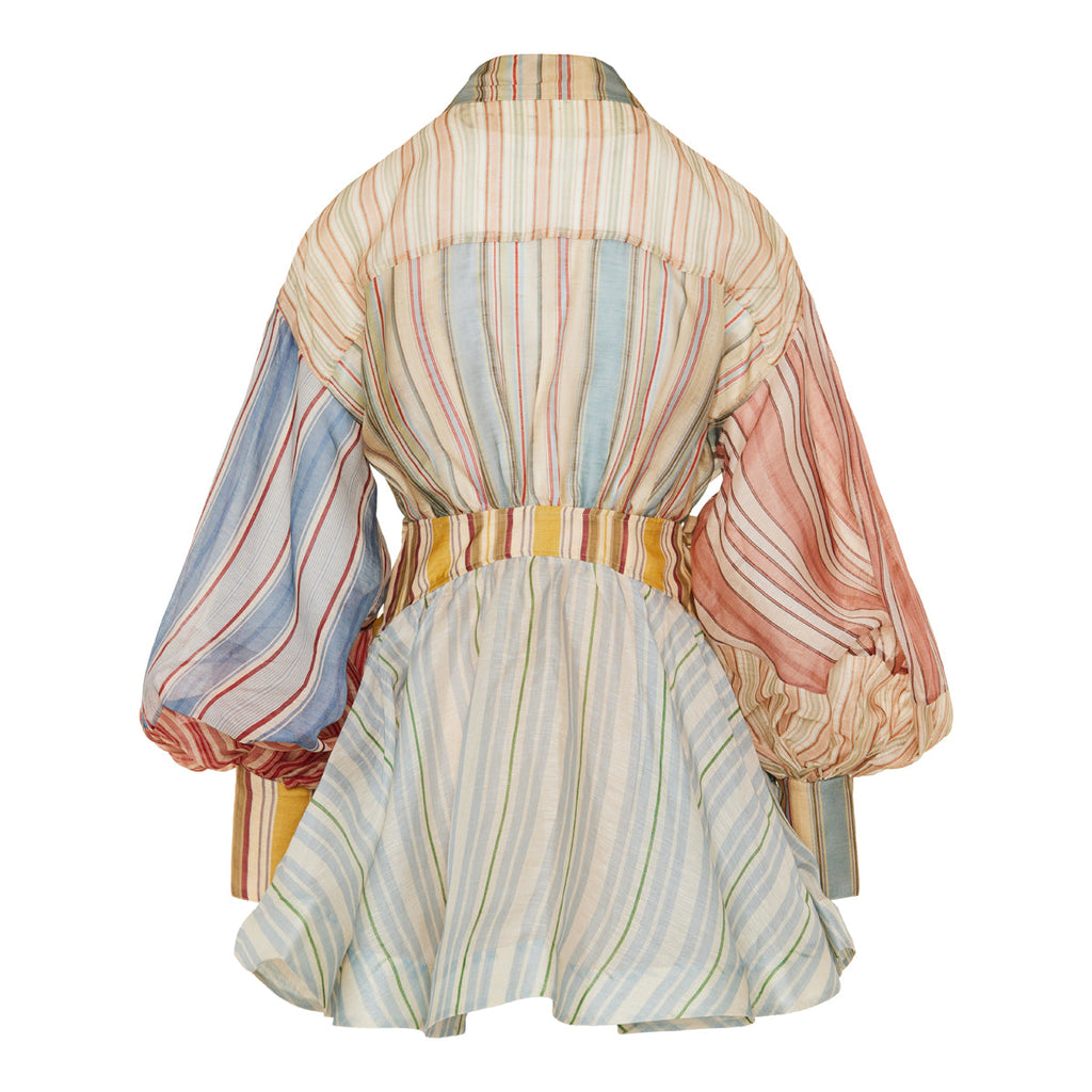 Zimmermann Rebellion striped mini dress