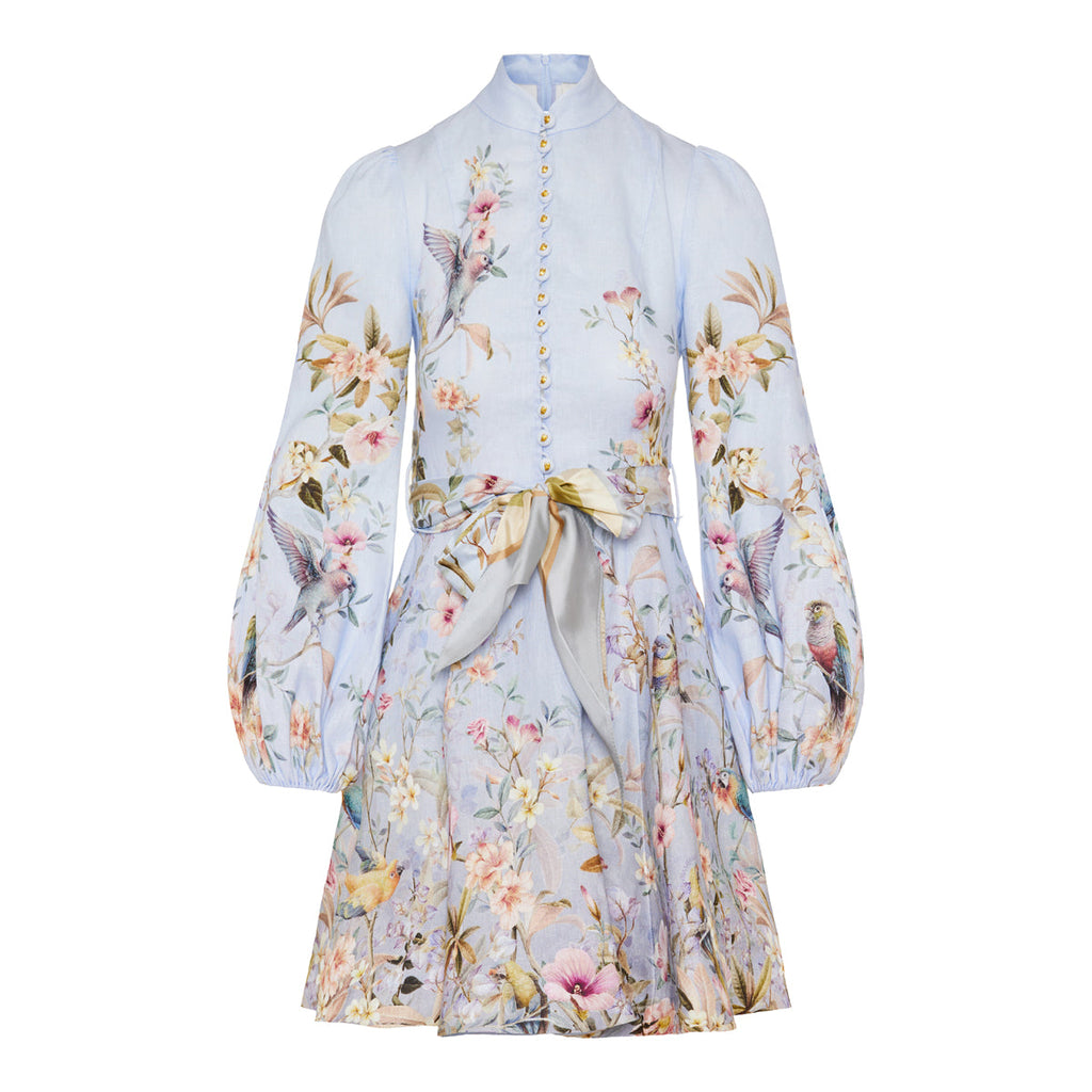 Zimmermann Rebellion button mini dress