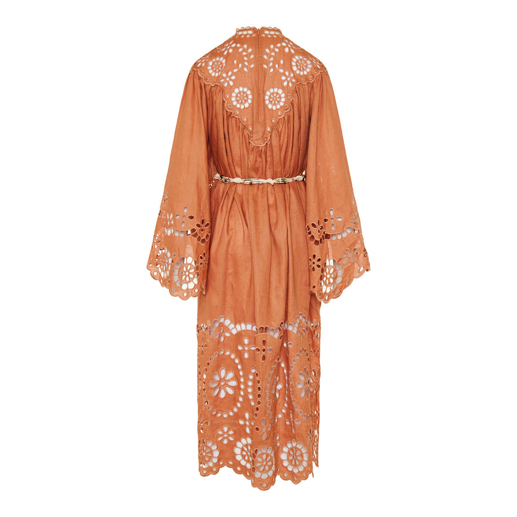 Zimmermann Awaken embroidered yoke maxi dress