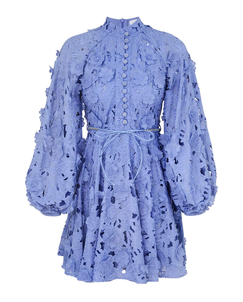 Zimmermann Patience long-sleeve floral mini dress