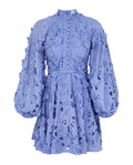 Zimmermann Patience long-sleeve floral mini dress