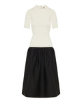 Toteme Twinflower crewneck midi dress