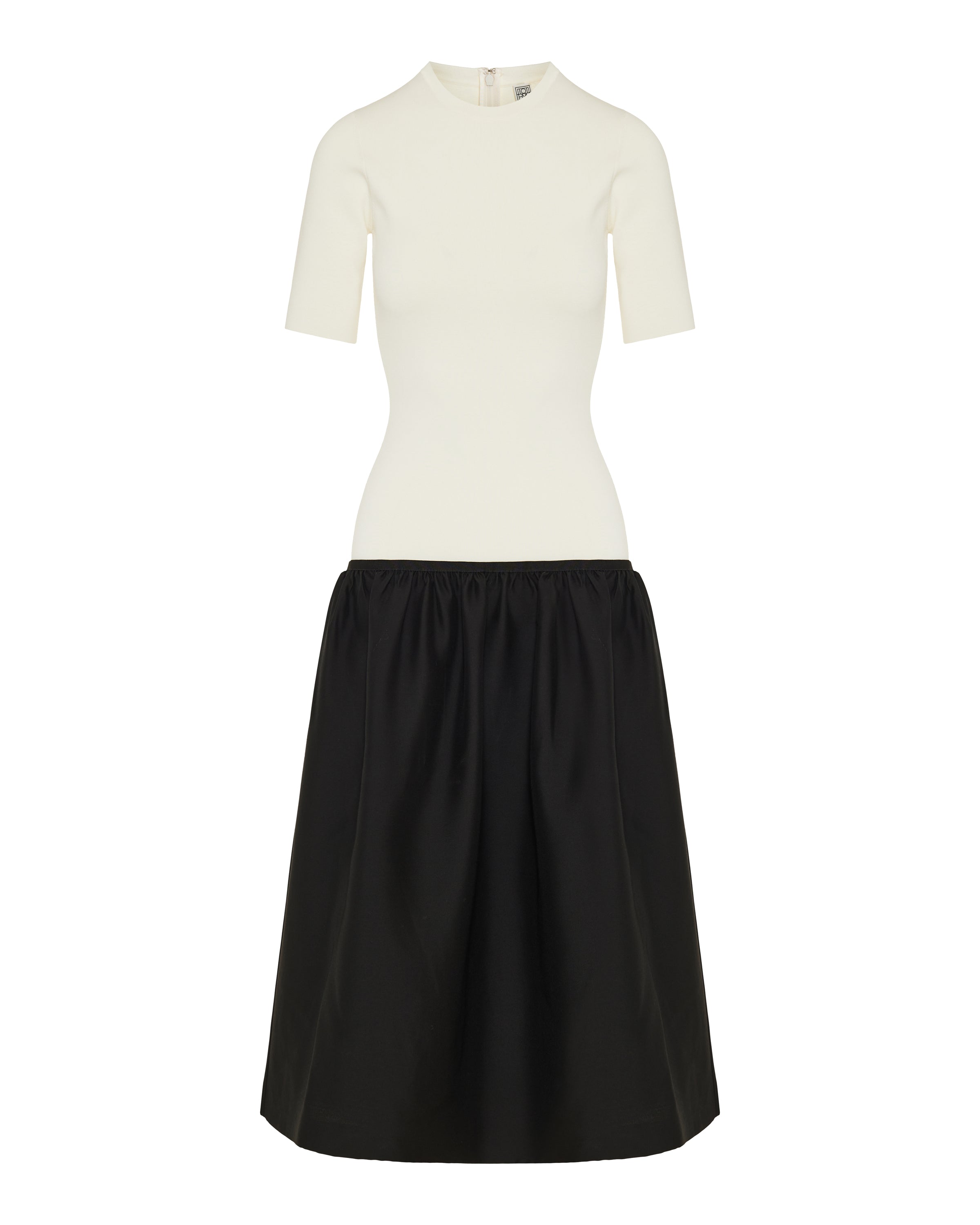 Toteme Twinflower crewneck midi dress