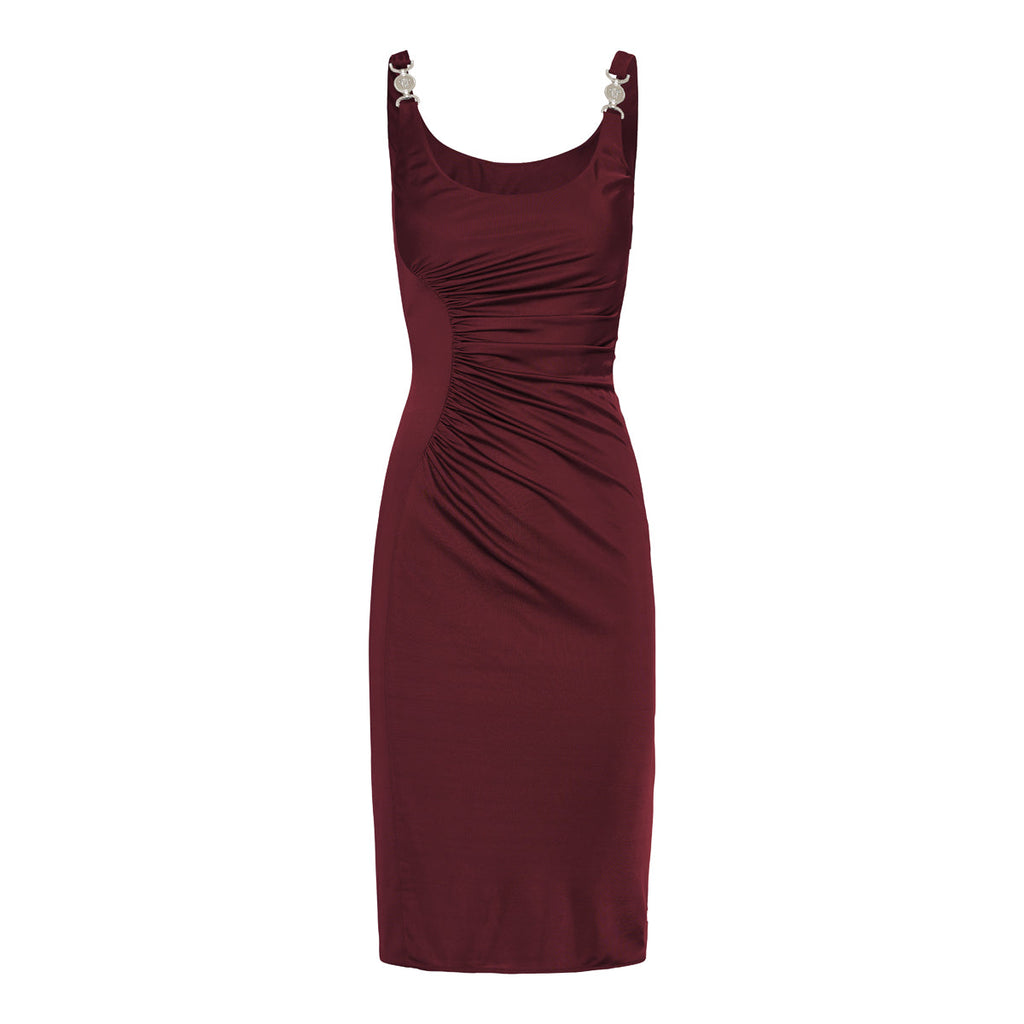 Jersey midi dress