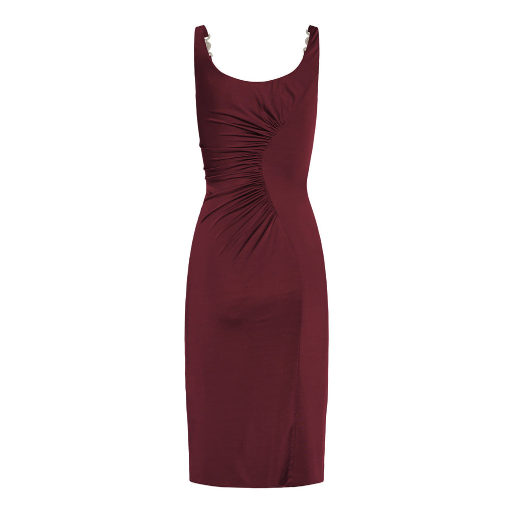 Jersey midi dress