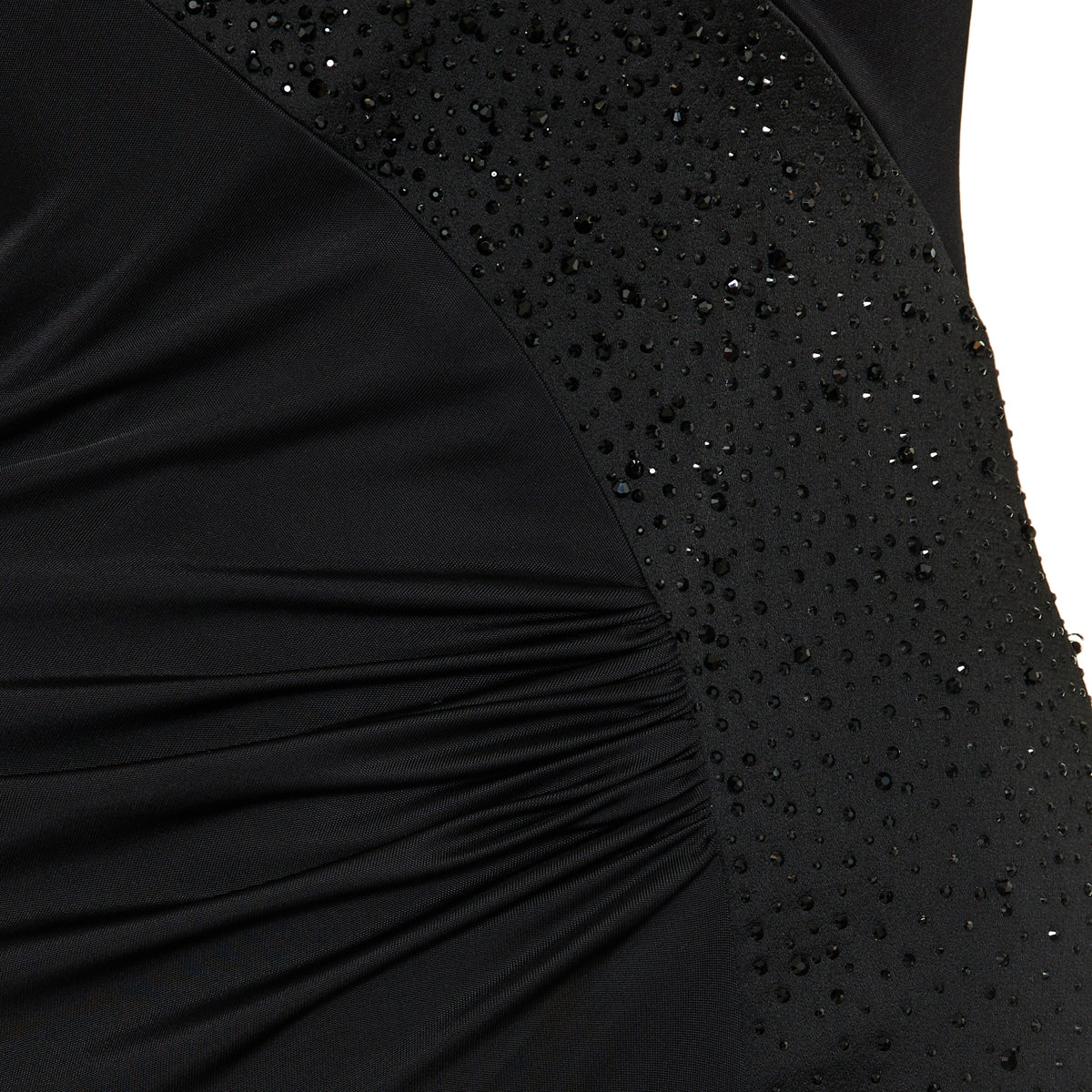 Draped jersey dress