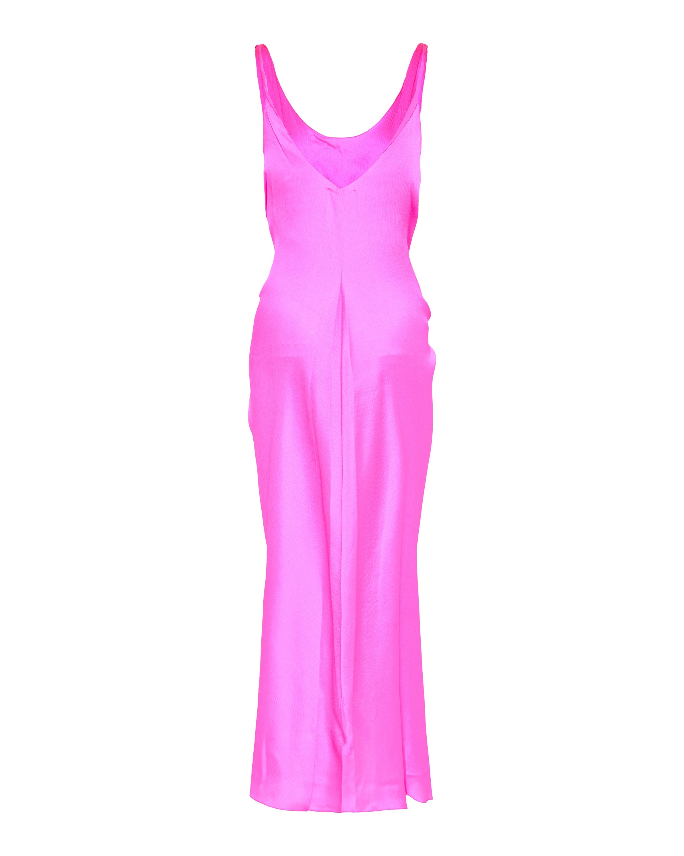 Jw Anderson Tie-detailed crinkled silk maxi dress