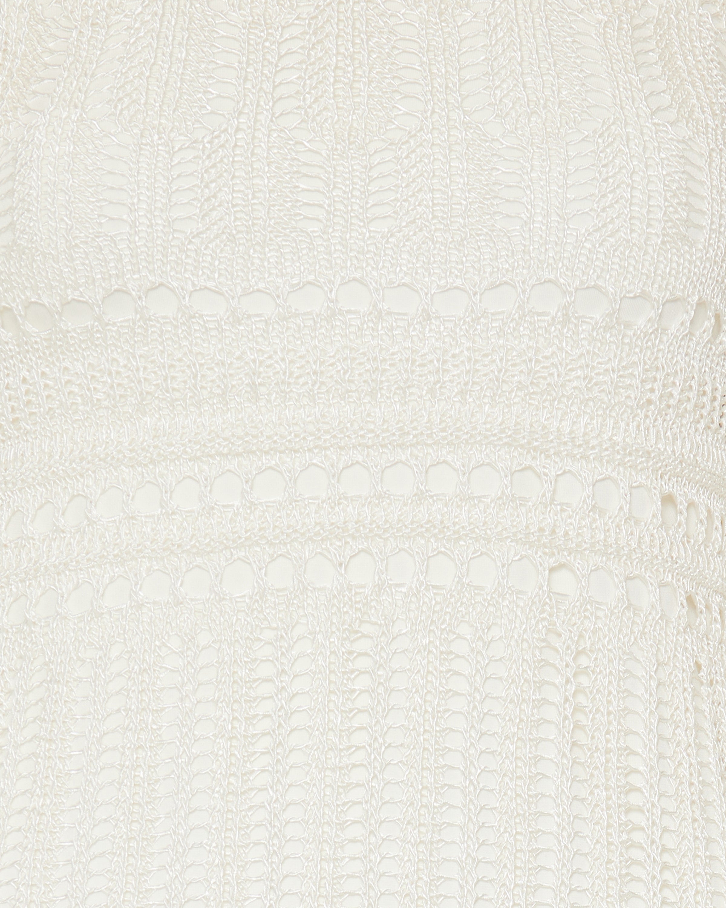 Jw Anderson Shoulder ruffle crochet dress