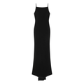 Sliced long dress