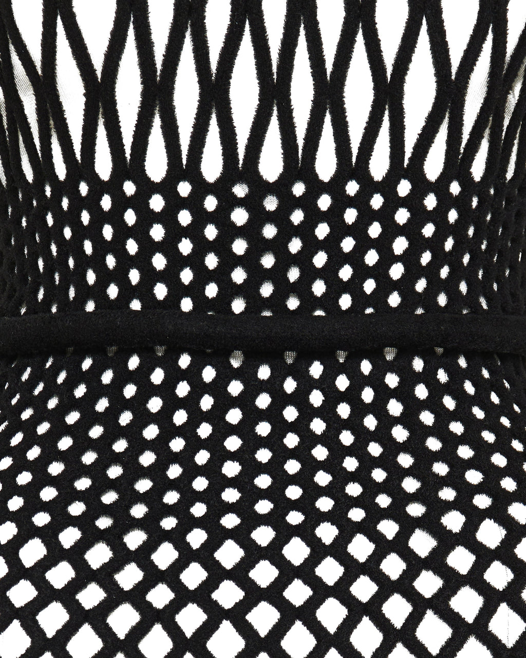 Halterneck mesh dress