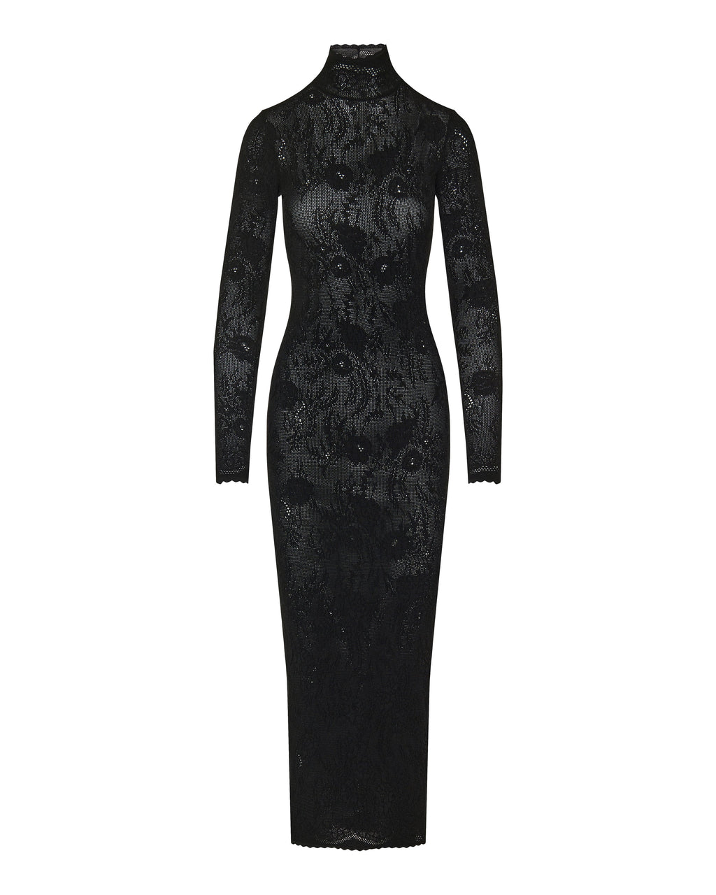 Floral lace midi dress