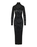 Floral lace midi dress