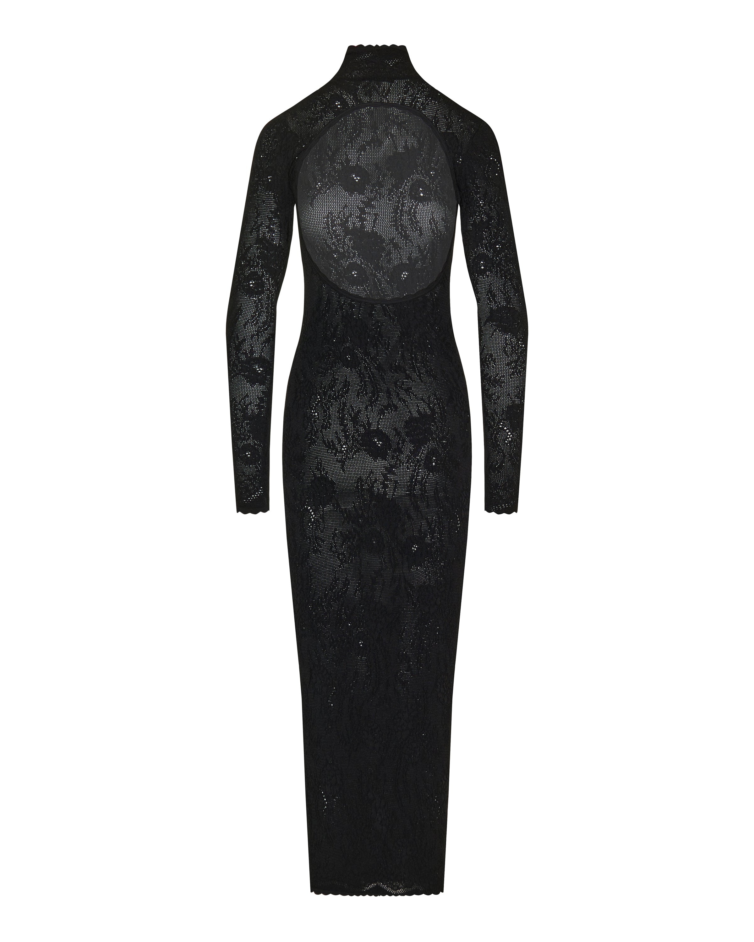 Floral lace midi dress