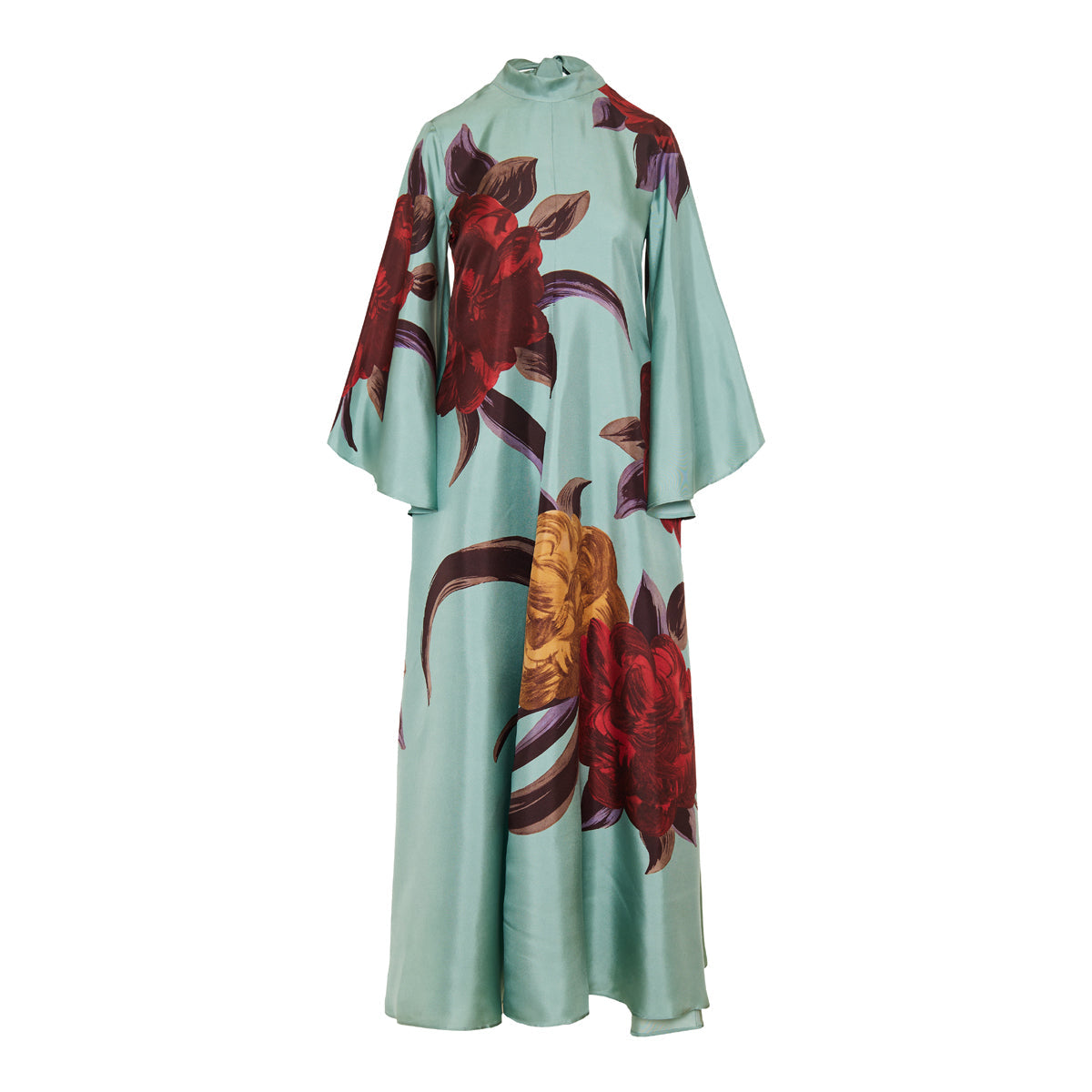La Double J Peony Placée silk magnifico dress