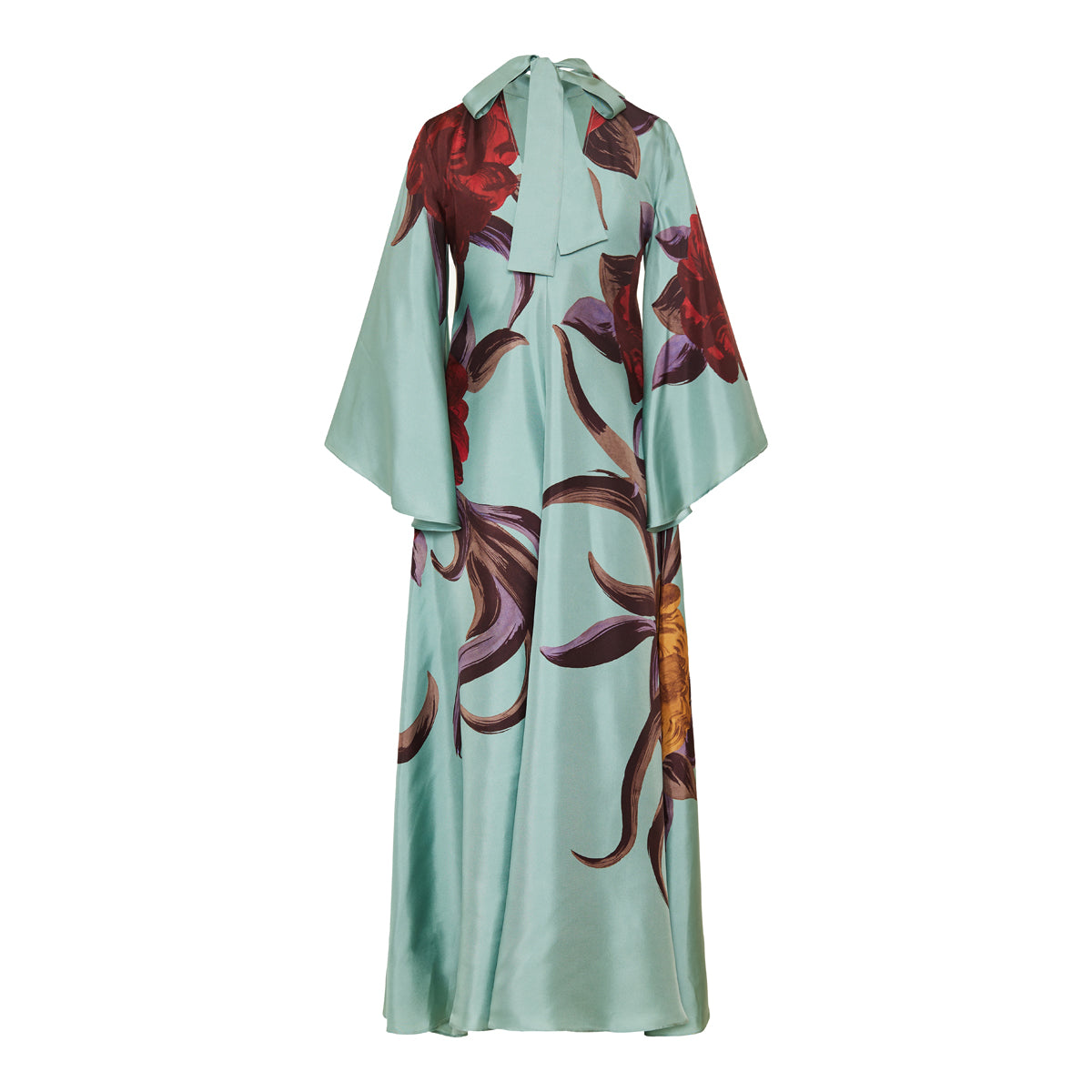 La Double J Peony Placée silk magnifico dress