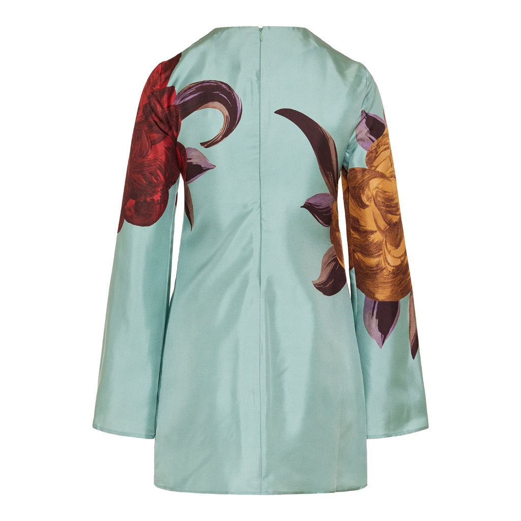 La Double J Peony Placée Supremes mini swing dress