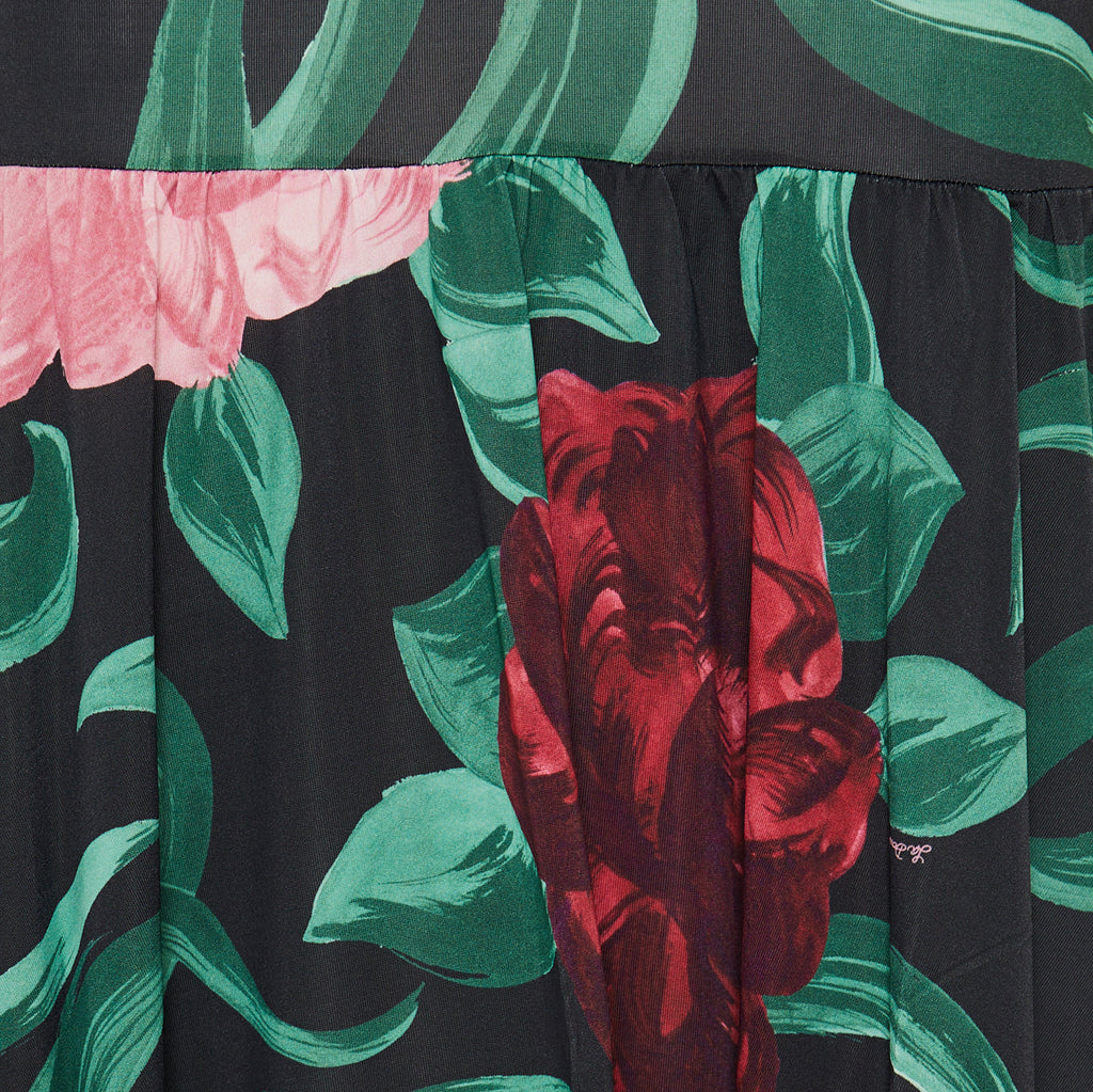 La Double J Flowy Jersey Peony Alba dress