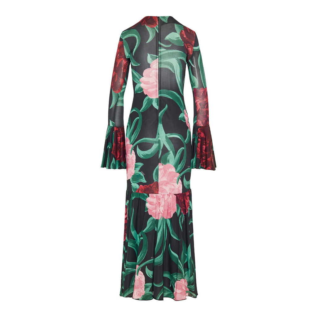 La Double J Flowy Jersey Peony Alba dress